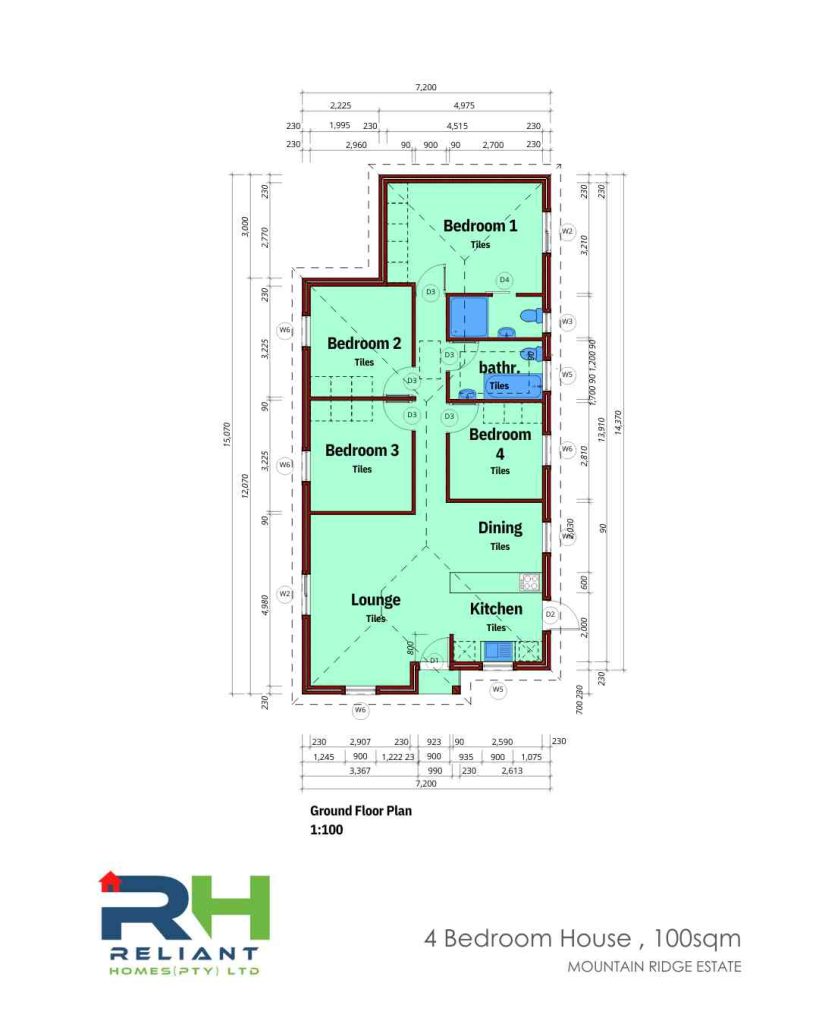 Reliant Homes Mountain Ridge Estate Paarl, 4 bedroom house