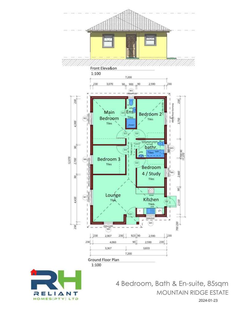 reliant homes price range and house plans